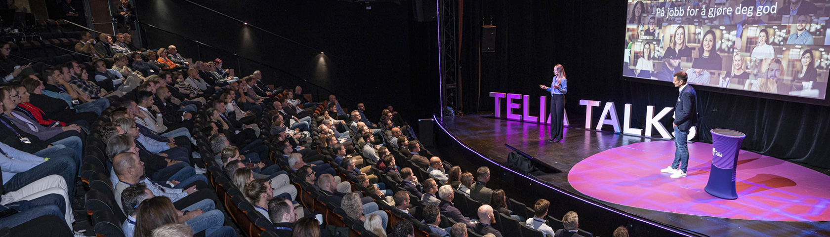 Bilde fra Telia Talks seminar